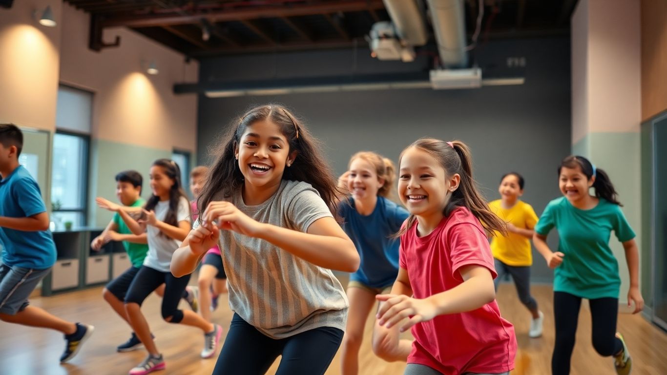 Schüler im digitalen Sportunterricht